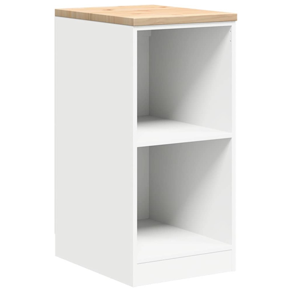 vidaXL Dulap depozitare garaj alb 40x51x85 cm lemn masiv de pin