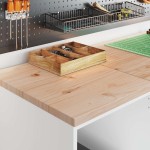 vidaXL Dulap depozitare garaj alb 40x51x85 cm lemn masiv de pin vidaXL Dulap depozitare garaj alb 40x51x85 cm lemn masiv de pin
