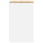 vidaXL Dulap depozitare garaj alb 40x51x85 cm lemn masiv de pin vidaXL Dulap depozitare garaj alb 40x51x85 cm lemn masiv de pin