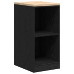 vidaXL Dulap depozitare garaj negru 40x51x85 cm lemn masiv de pin vidaXL Dulap depozitare garaj negru 40x51x85 cm lemn masiv de pin