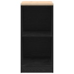 vidaXL Dulap depozitare garaj negru 40x51x85 cm lemn masiv de pin vidaXL Dulap depozitare garaj negru 40x51x85 cm lemn masiv de pin