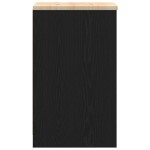 vidaXL Dulap depozitare garaj negru 40x51x85 cm lemn masiv de pin vidaXL Dulap depozitare garaj negru 40x51x85 cm lemn masiv de pin