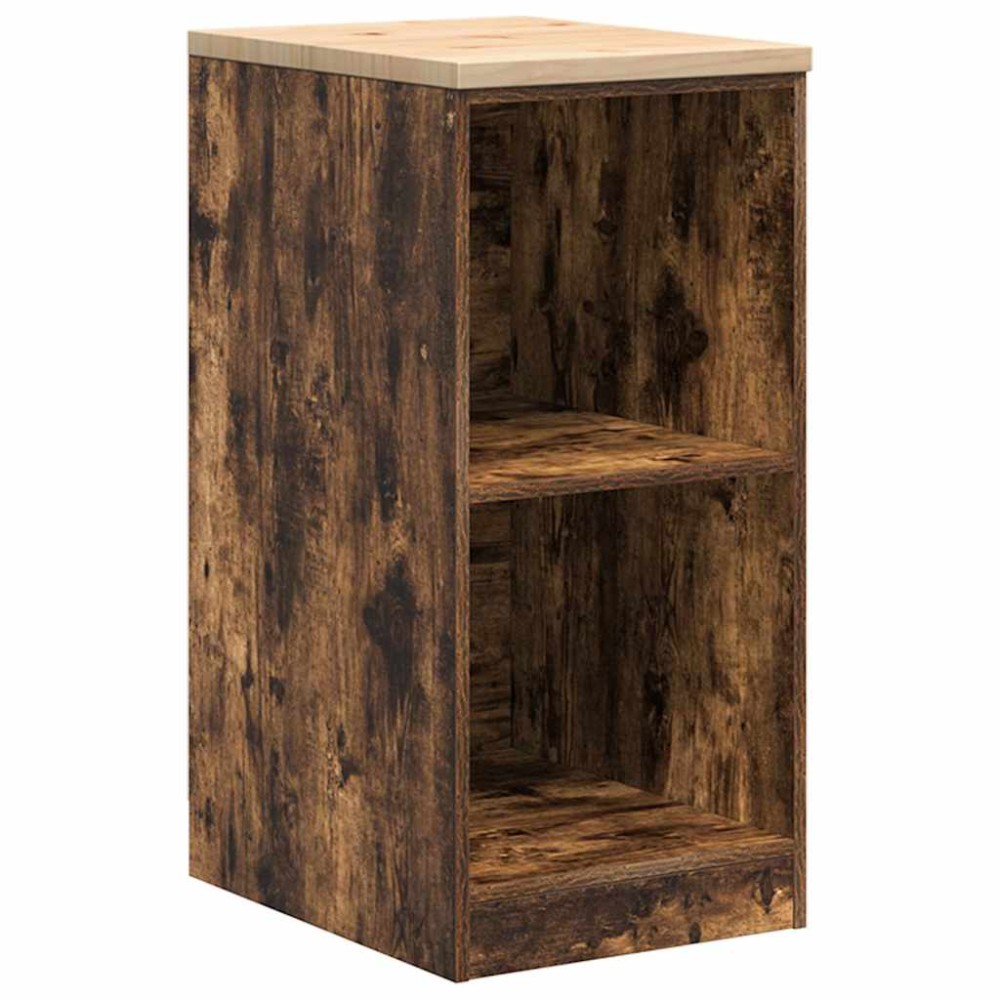 vidaXL Dulap de depozitare de garaj stejar afumat 40x51x85 cm