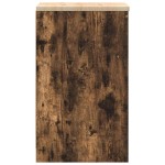 vidaXL Dulap de depozitare de garaj stejar afumat 40x51x85 cm