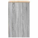 vidaXL Dulap depozitare garaj gri Sonoma 40x51x85 cm lemn masiv de pin vidaXL Dulap depozitare garaj gri Sonoma 40x51x85 cm lemn masiv de pin