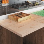 vidaXL Dulap de depozitare pentru garaj Stejar maro 40x51x85 cm