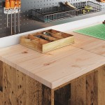 vidaXL Dulap depozitare garaj lemn vechi 40x51x85 cm lemn masiv de pin vidaXL Dulap depozitare garaj lemn vechi 40x51x85 cm lemn masiv de pin