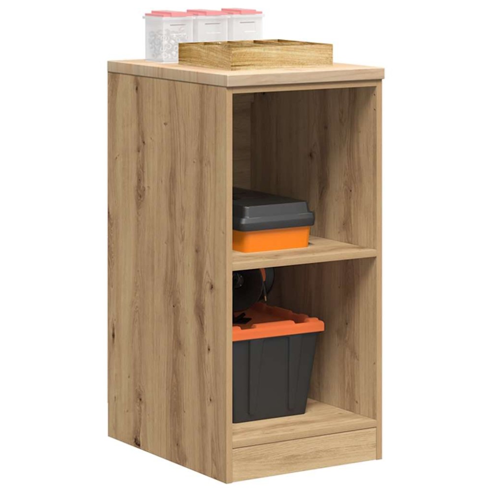 vidaXL Dulap de depozitare pentru garaj Artisan Stejar 40x51x85 cm
