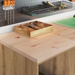 vidaXL Dulap de depozitare pentru garaj Artisan Stejar 40x51x85 cm vidaXL Dulap de depozitare pentru garaj Artisan Stejar 40x51x85 cm