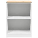 vidaXL Dulap depozitare garaj alb 60x51x85 cm lemn masiv de pin vidaXL Dulap depozitare garaj alb 60x51x85 cm lemn masiv de pin