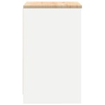 vidaXL Dulap depozitare garaj alb 60x51x85 cm lemn masiv de pin vidaXL Dulap depozitare garaj alb 60x51x85 cm lemn masiv de pin