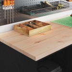vidaXL Dulap depozitare garaj negru 60x51x85 cm lemn masiv de pin vidaXL Dulap depozitare garaj negru 60x51x85 cm lemn masiv de pin