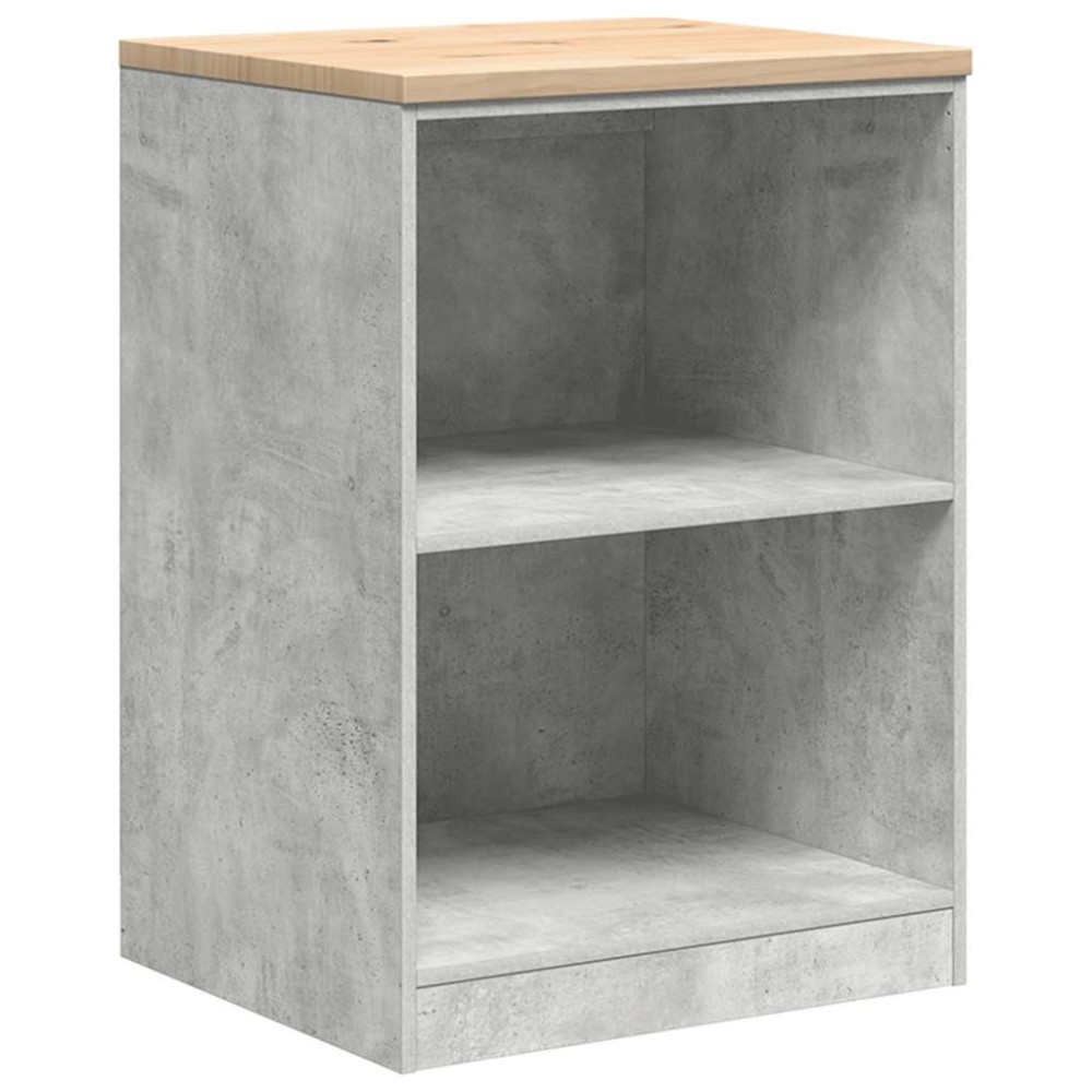 vidaXL Dulap depozitare garaj Beton Gri 60x51x85 cm lemn masiv de pin