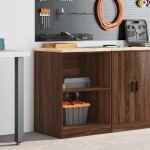 vidaXL Dulap de depozitare pentru garaj Stejar maro 60x51x85 cm vidaXL Dulap de depozitare pentru garaj Stejar maro 60x51x85 cm