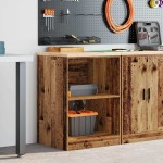 vidaXL Dulap depozitare garaj lemn vechi 60x51x85 cm lemn masiv de pin vidaXL Dulap depozitare garaj lemn vechi 60x51x85 cm lemn masiv de pin