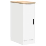 vidaXL Dulap depozitare garaj alb 30x51x85 cm lemn masiv de pin vidaXL Dulap depozitare garaj alb 30x51x85 cm lemn masiv de pin