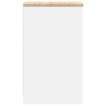 vidaXL Dulap depozitare garaj alb 30x51x85 cm lemn masiv de pin vidaXL Dulap depozitare garaj alb 30x51x85 cm lemn masiv de pin