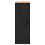 vidaXL Dulap depozitare garaj negru 30x51x85 cm lemn masiv de pin vidaXL Dulap depozitare garaj negru 30x51x85 cm lemn masiv de pin