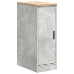 vidaXL Dulap depozitare garaj Beton Gri 30x51x85 cm lemn masiv de pin vidaXL Dulap depozitare garaj Beton Gri 30x51x85 cm lemn masiv de pin