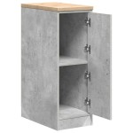 vidaXL Dulap depozitare garaj Beton Gri 30x51x85 cm lemn masiv de pin vidaXL Dulap depozitare garaj Beton Gri 30x51x85 cm lemn masiv de pin
