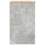 vidaXL Dulap depozitare garaj Beton Gri 30x51x85 cm lemn masiv de pin vidaXL Dulap depozitare garaj Beton Gri 30x51x85 cm lemn masiv de pin