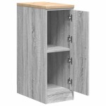 vidaXL Dulap depozitare garaj gri Sonoma 30x51x85 cm vidaXL Dulap depozitare garaj gri Sonoma 30x51x85 cm