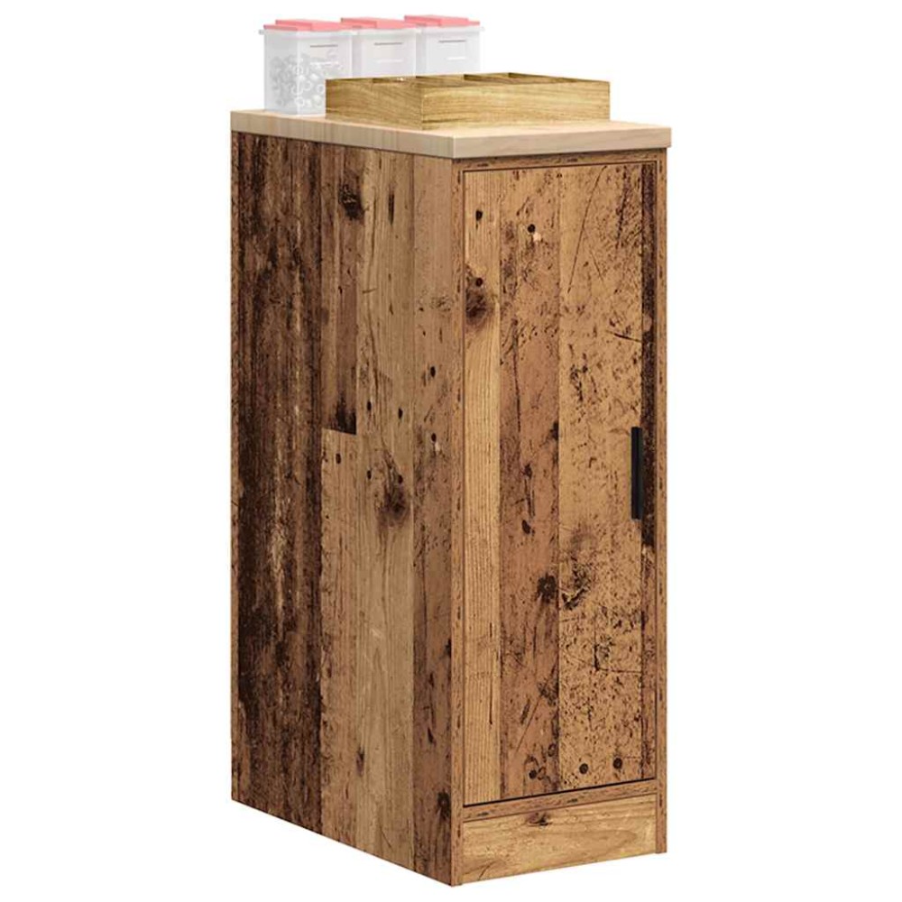 vidaXL Dulap depozitare garaj lemn vechi 30x51x85 cm lemn masiv de pin