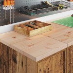 vidaXL Dulap depozitare garaj lemn vechi 30x51x85 cm lemn masiv de pin vidaXL Dulap depozitare garaj lemn vechi 30x51x85 cm lemn masiv de pin
