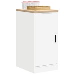 vidaXL Dulap depozitare garaj alb 40x51x85 cm lemn masiv de pin vidaXL Dulap depozitare garaj alb 40x51x85 cm lemn masiv de pin