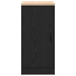 vidaXL Dulap depozitare garaj negru 40x51x85 cm lemn masiv de pin vidaXL Dulap depozitare garaj negru 40x51x85 cm lemn masiv de pin