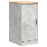vidaXL Dulap depozitare garaj Beton Gri 40x51x85 cm lemn masiv de pin vidaXL Dulap depozitare garaj Beton Gri 40x51x85 cm lemn masiv de pin