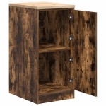 vidaXL Dulap de depozitare de garaj stejar afumat 40x51x85 cm
