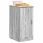 vidaXL Dulap depozitare garaj gri Sonoma 40x51x85 cm lemn masiv de pin vidaXL Dulap depozitare garaj gri Sonoma 40x51x85 cm lemn masiv de pin