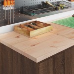 vidaXL Dulap de depozitare pentru garaj Stejar maro 40x51x85 cm vidaXL Dulap de depozitare pentru garaj Stejar maro 40x51x85 cm