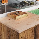 vidaXL Dulap depozitare garaj lemn vechi 40x51x85 cm lemn masiv de pin vidaXL Dulap depozitare garaj lemn vechi 40x51x85 cm lemn masiv de pin