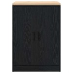 vidaXL Dulap depozitare garaj negru 60x51x85 cm lemn masiv de pin