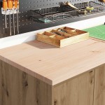 vidaXL Dulap de depozitare pentru garaj Artisan Stejar 60x51x85 cm