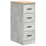 vidaXL Dulap depozitare garaj Beton Gri 30x51x85 cm lemn masiv de pin vidaXL Dulap depozitare garaj Beton Gri 30x51x85 cm lemn masiv de pin