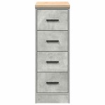 vidaXL Dulap depozitare garaj Beton Gri 30x51x85 cm lemn masiv de pin vidaXL Dulap depozitare garaj Beton Gri 30x51x85 cm lemn masiv de pin