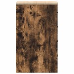 vidaXL Dulap de depozitare pentru garaj stejar afumat 30x51x85 cm