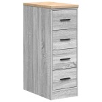 vidaXL Dulap depozitare garaj gri Sonoma 30x51x85 cm vidaXL Dulap depozitare garaj gri Sonoma 30x51x85 cm
