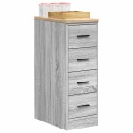 vidaXL Dulap depozitare garaj gri Sonoma 30x51x85 cm vidaXL Dulap depozitare garaj gri Sonoma 30x51x85 cm