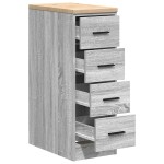 vidaXL Dulap depozitare garaj gri Sonoma 30x51x85 cm vidaXL Dulap depozitare garaj gri Sonoma 30x51x85 cm