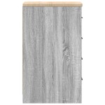 vidaXL Dulap depozitare garaj gri Sonoma 30x51x85 cm vidaXL Dulap depozitare garaj gri Sonoma 30x51x85 cm