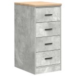 vidaXL Dulap depozitare garaj Beton Gri 40x51x85 cm lemn masiv de pin vidaXL Dulap depozitare garaj Beton Gri 40x51x85 cm lemn masiv de pin