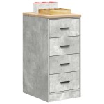 vidaXL Dulap depozitare garaj Beton Gri 40x51x85 cm lemn masiv de pin vidaXL Dulap depozitare garaj Beton Gri 40x51x85 cm lemn masiv de pin