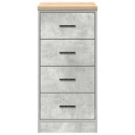 vidaXL Dulap depozitare garaj Beton Gri 40x51x85 cm lemn masiv de pin vidaXL Dulap depozitare garaj Beton Gri 40x51x85 cm lemn masiv de pin