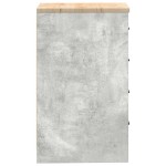 vidaXL Dulap depozitare garaj Beton Gri 40x51x85 cm lemn masiv de pin vidaXL Dulap depozitare garaj Beton Gri 40x51x85 cm lemn masiv de pin