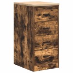 vidaXL Dulap de depozitare de garaj stejar afumat 40x51x85 cm