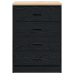 vidaXL Dulap depozitare garaj negru 60x51x85 cm lemn masiv de pin vidaXL Dulap depozitare garaj negru 60x51x85 cm lemn masiv de pin
